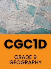 CGC1D, Issues in Canadian Geography, Grade 9, Academic